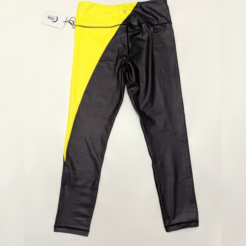 Zyia Size 12 Neon Yellow Light-n-Tights